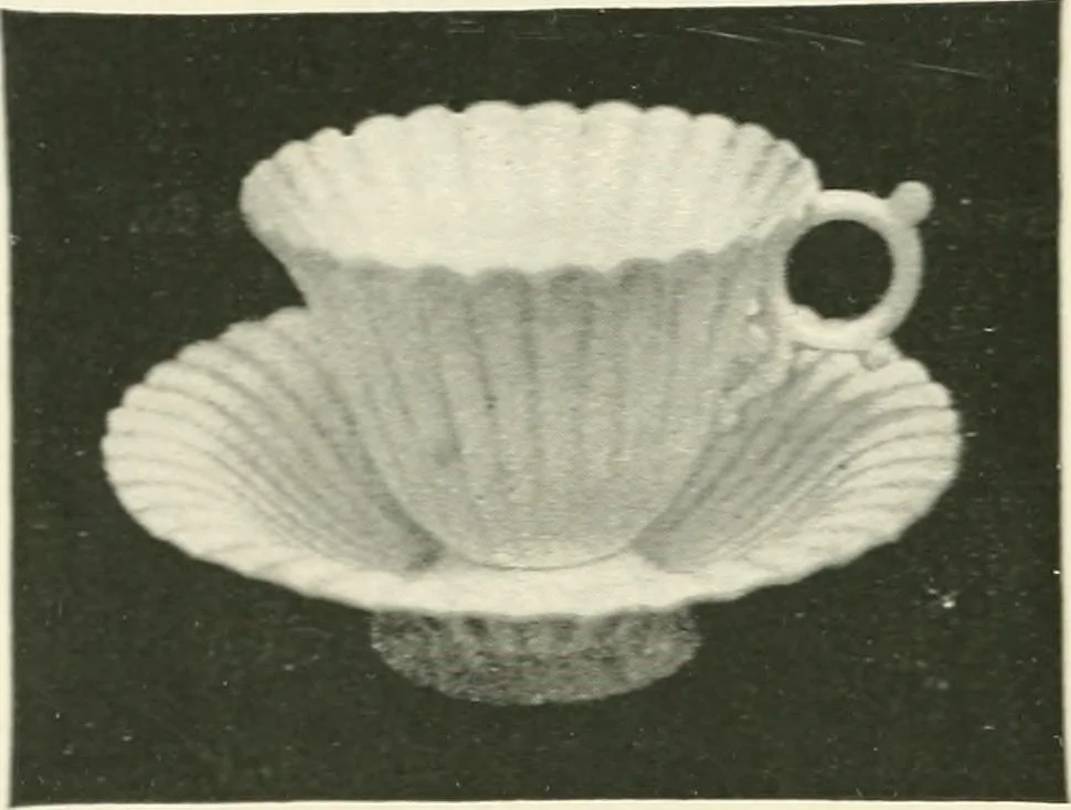 An illustration from The pottery and porcelain of the United States; an historical review of American ceramic art from the earliest times to the present day, 1893, leaf 261