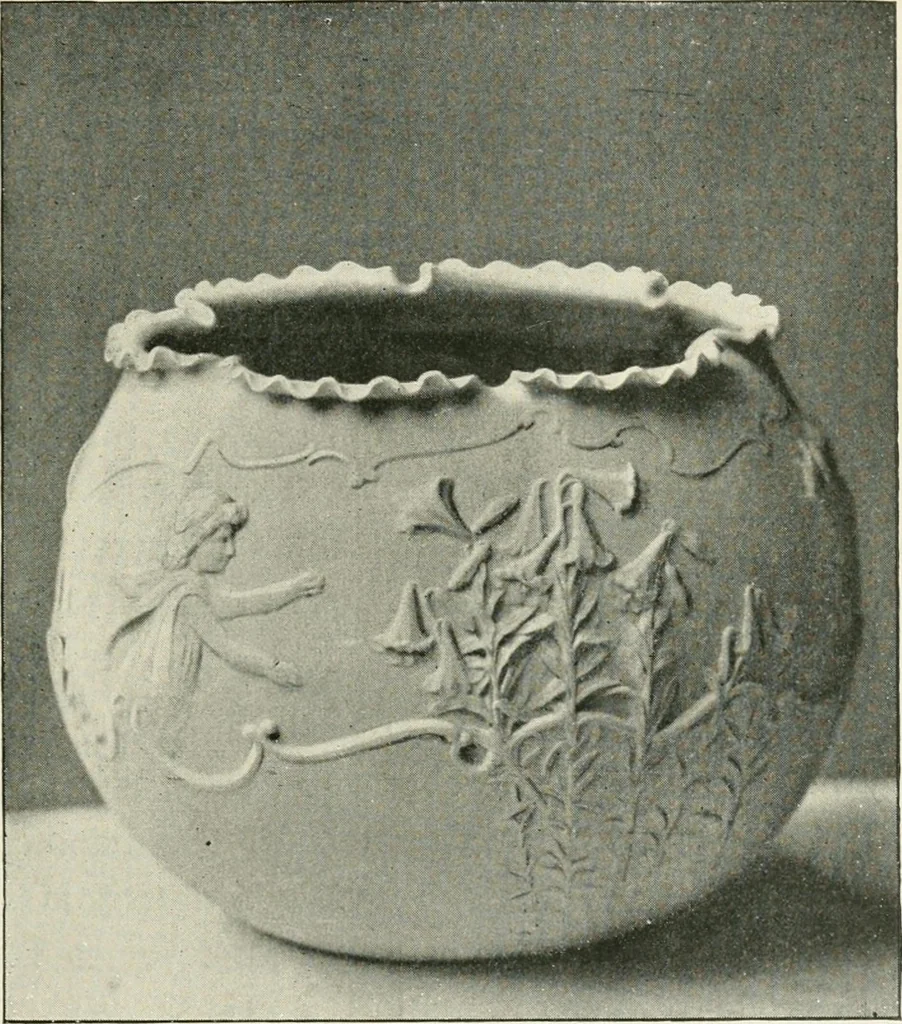 An illustration from The pottery and porcelain of the United States; an historical review of American ceramic art from the earliest times to the present day, 1893, leaf 262