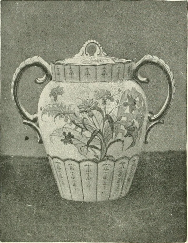 An illustration from The pottery and porcelain of the United States; an historical review of American ceramic art from the earliest times to the present day, 1893, leaf 271