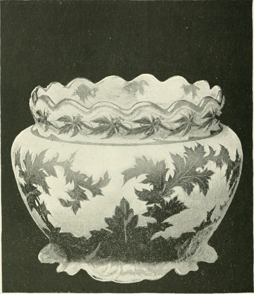 An illustration from The pottery and porcelain of the United States; an historical review of American ceramic art from the earliest times to the present day, 1893, leaf 273