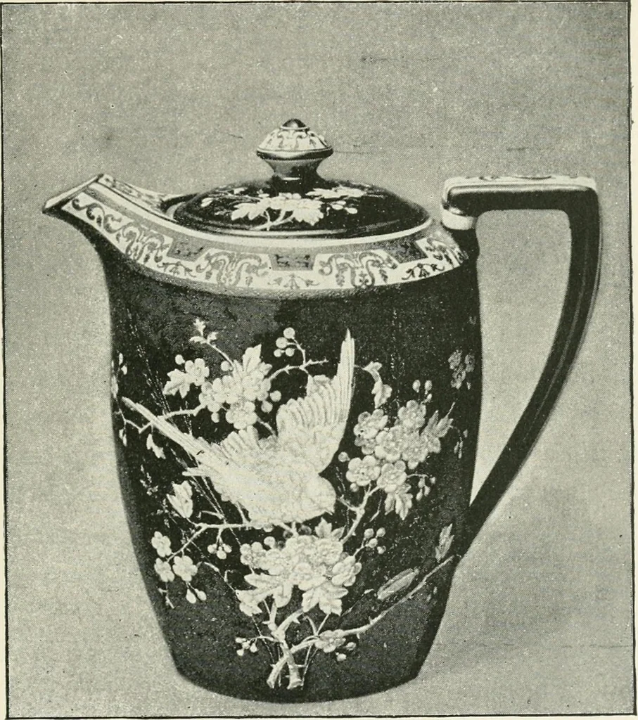 An illustration from The pottery and porcelain of the United States; an historical review of American ceramic art from the earliest times to the present day, 1893, leaf 274