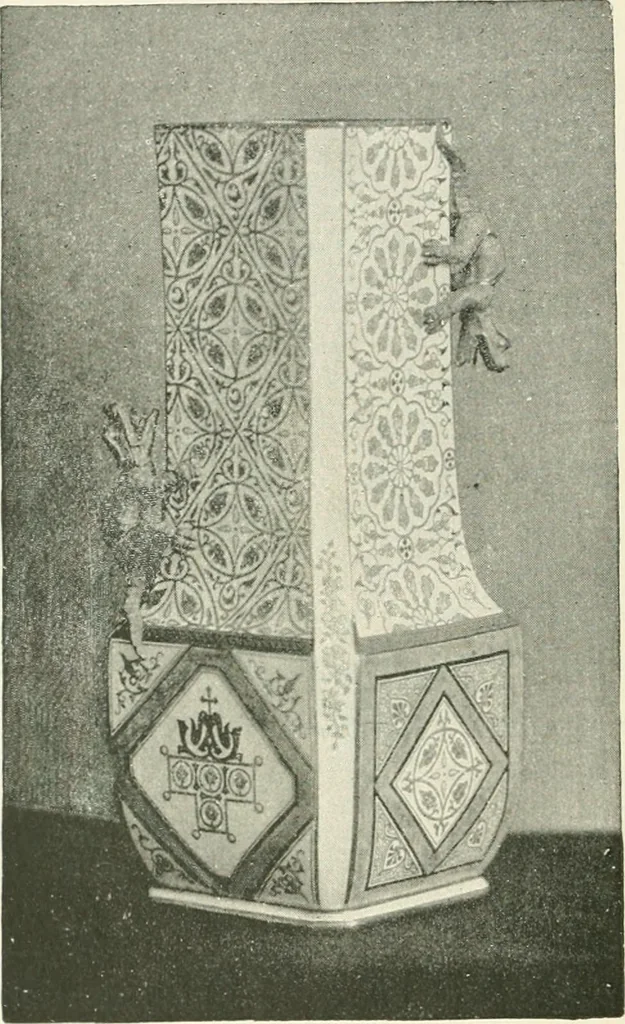 An illustration from The pottery and porcelain of the United States; an historical review of American ceramic art from the earliest times to the present day, 1893, leaf 281