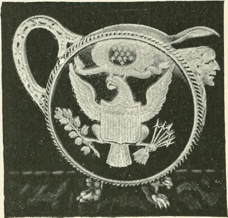 An illustration from The pottery and porcelain of the United States; an historical review of American ceramic art from the earliest times to the present day, 1893, leaf 295