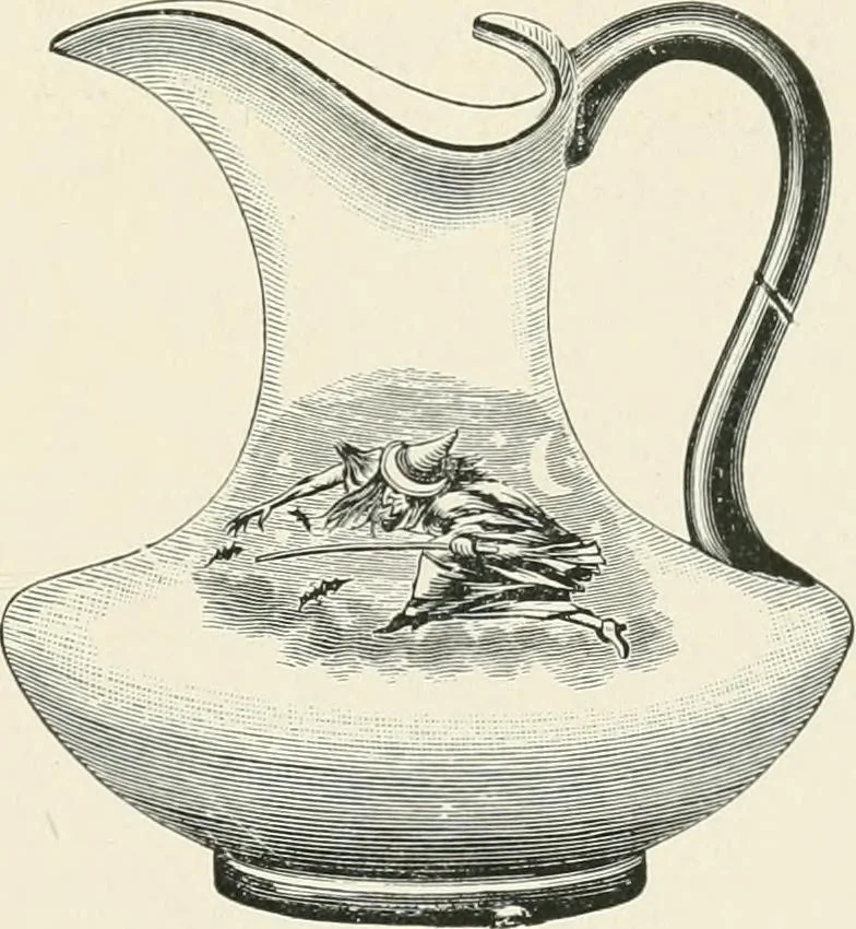 An illustration from The pottery and porcelain of the United States; an historical review of American ceramic art from the earliest times to the present day, 1893, leaf 296