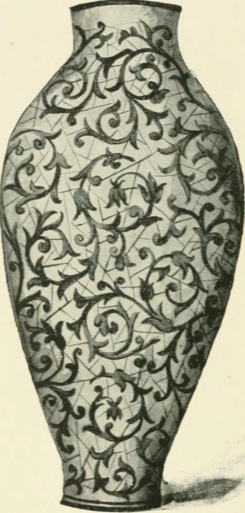 An illustration from The pottery and porcelain of the United States; an historical review of American ceramic art from the earliest times to the present day, 1893, leaf 305