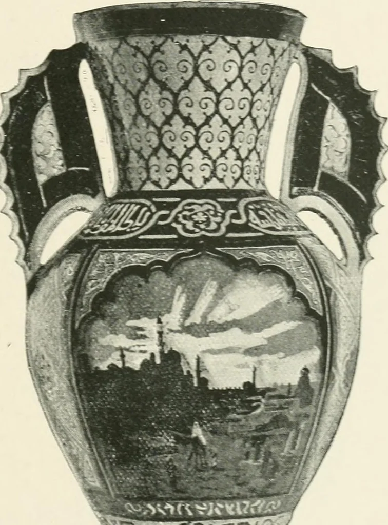 An illustration from The pottery and porcelain of the United States; an historical review of American ceramic art from the earliest times to the present day, 1893, leaf 306