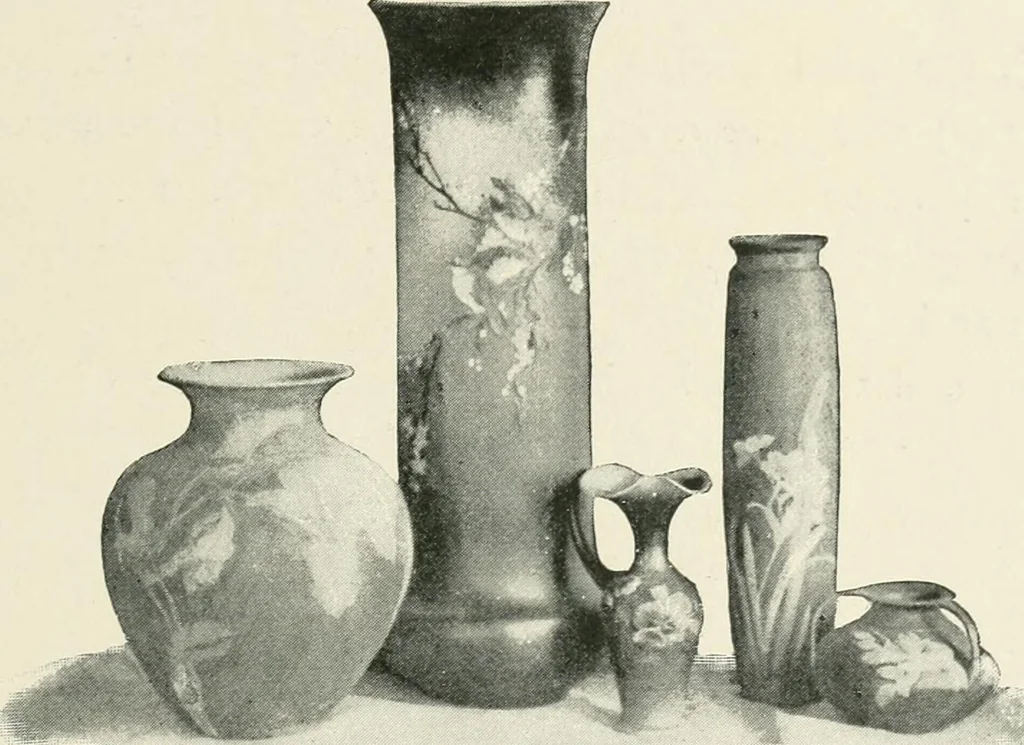 An illustration from The pottery and porcelain of the United States; an historical review of American ceramic art from the earliest times to the present day, 1893, leaf 314