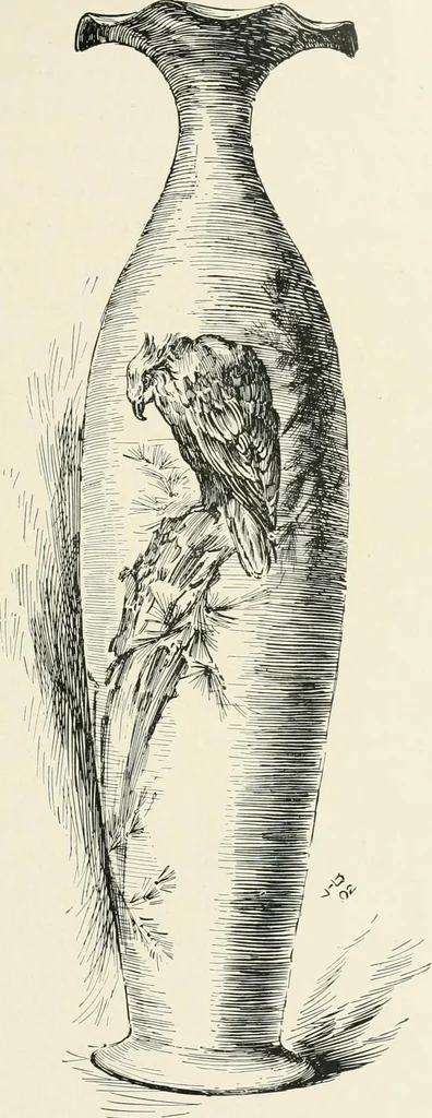 An illustration from The pottery and porcelain of the United States; an historical review of American ceramic art from the earliest times to the present day, 1893, leaf 316