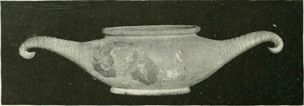 An illustration from The pottery and porcelain of the United States; an historical review of American ceramic art from the earliest times to the present day, 1893, leaf 321