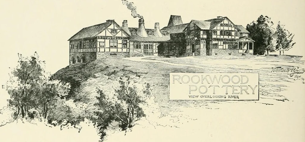 An illustration from The pottery and porcelain of the United States; an historical review of American ceramic art from the earliest times to the present day, 1893, leaf 323