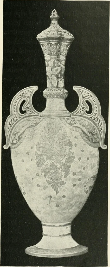 An illustration from The pottery and porcelain of the United States; an historical review of American ceramic art from the earliest times to the present day, 1893, leaf 340