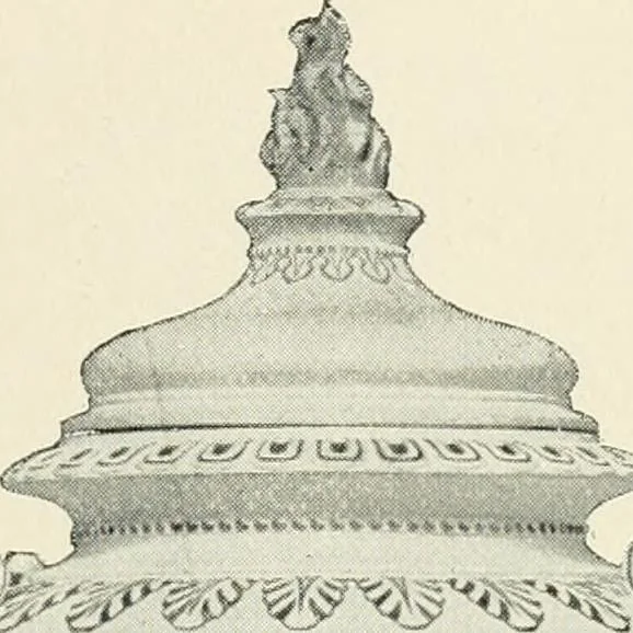 An illustration from The pottery and porcelain of the United States; an historical review of American ceramic art from the earliest times to the present day, 1893, leaf 356