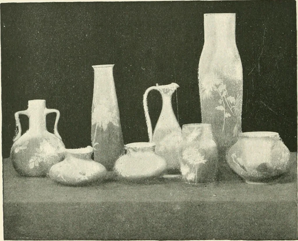 An illustration from The pottery and porcelain of the United States; an historical review of American ceramic art from the earliest times to the present day, 1893, leaf 361
