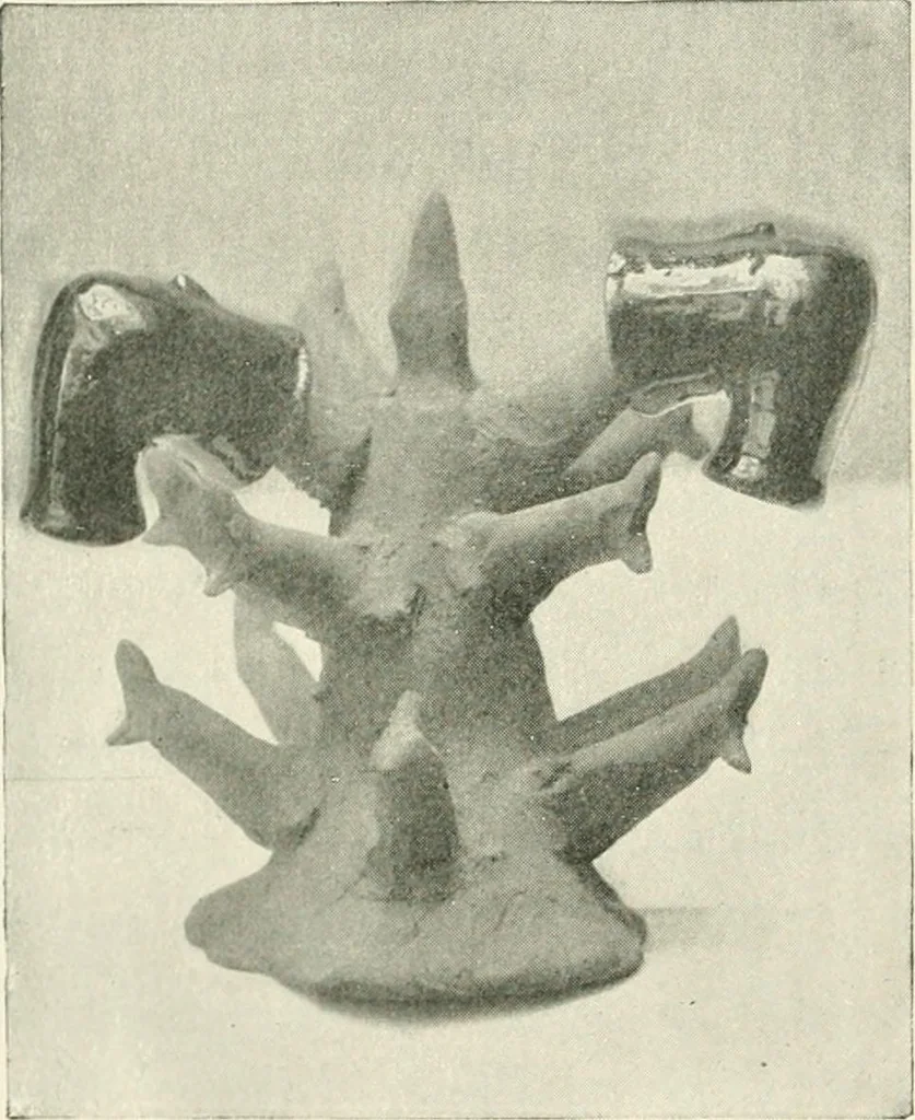 An illustration from The pottery and porcelain of the United States; an historical review of American ceramic art from the earliest times to the present day, 1893, leaf 365