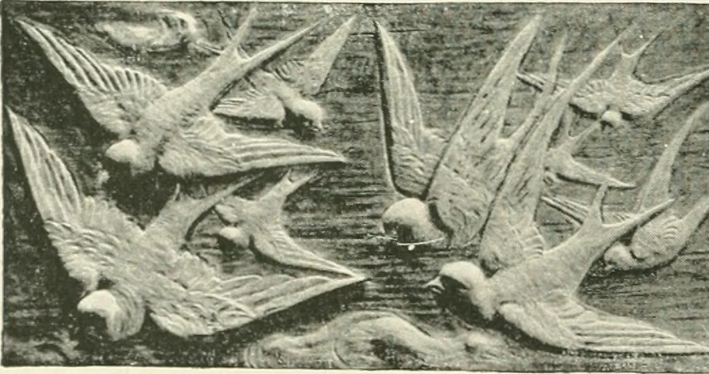 An illustration from The pottery and porcelain of the United States; an historical review of American ceramic art from the earliest times to the present day, 1893, leaf 381