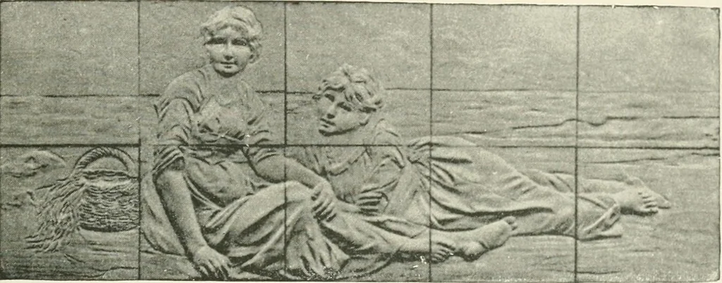 An illustration from The pottery and porcelain of the United States; an historical review of American ceramic art from the earliest times to the present day, 1893, leaf 402