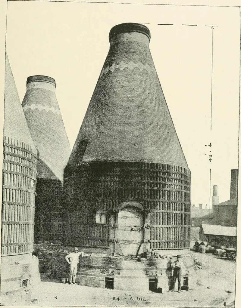 An illustration from The pottery and porcelain of the United States; an historical review of American ceramic art from the earliest times to the present day, 1893, leaf 414