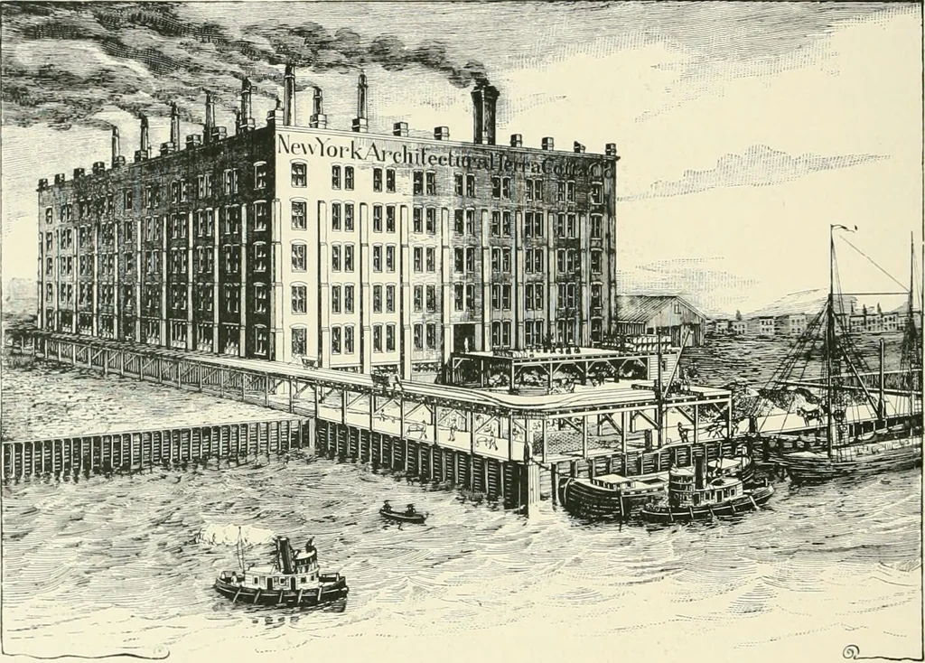 An illustration from The pottery and porcelain of the United States; an historical review of American ceramic art from the earliest times to the present day, 1893, leaf 419