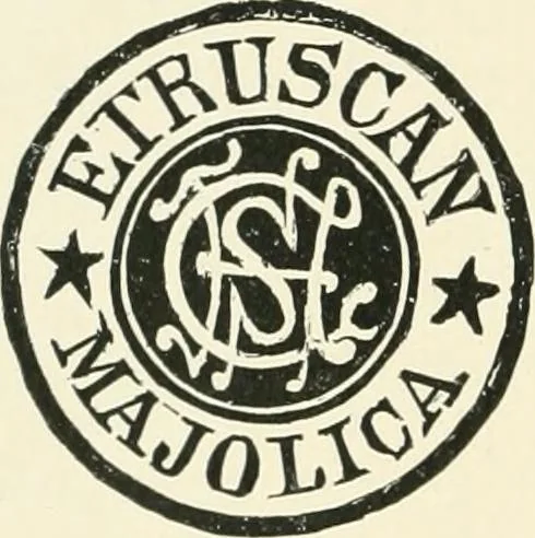 An illustration from The pottery and porcelain of the United States; an historical review of American ceramic art from the earliest times to the present day, 1893, leaf 435
