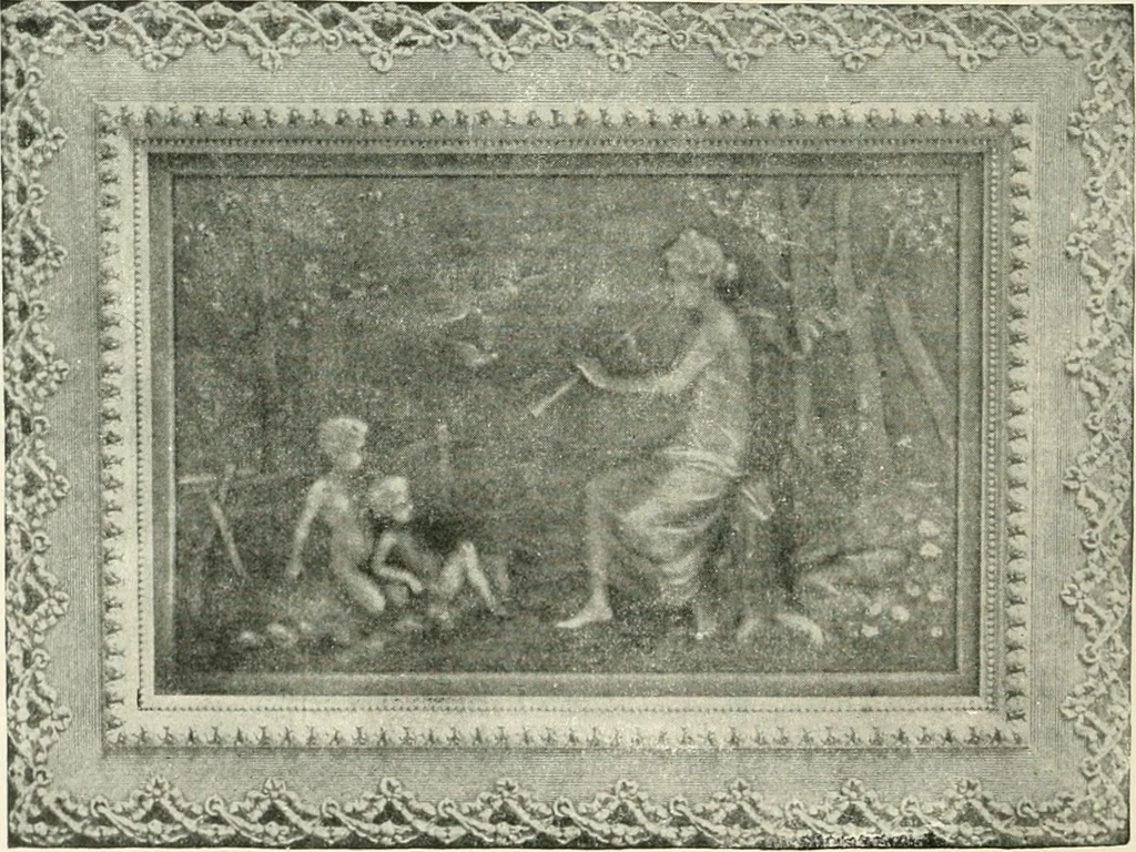 An illustration from The pottery and porcelain of the United States; an historical review of American ceramic art from the earliest times to the present day, 1893, leaf 445