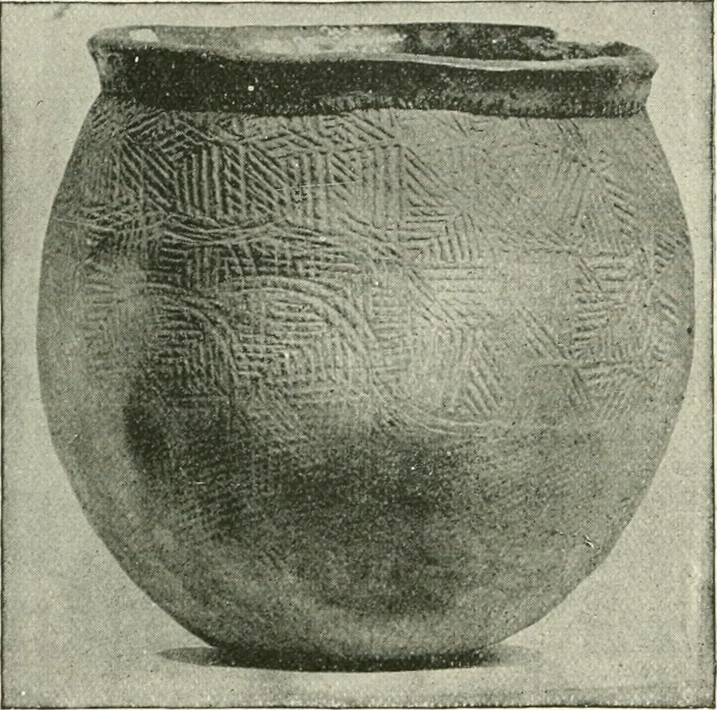 An illustration from The pottery and porcelain of the United States; an historical review of American ceramic art from the earliest times to the present day, 1893, leaf 55