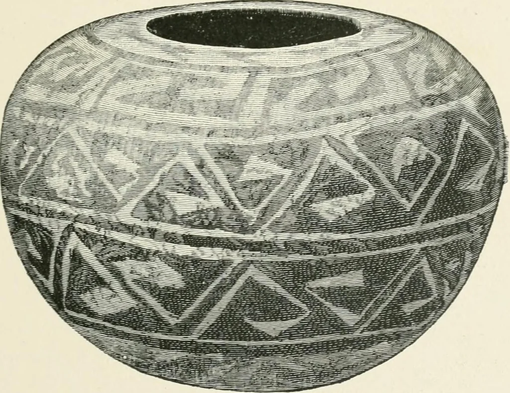 An illustration from The pottery and porcelain of the United States; an historical review of American ceramic art from the earliest times to the present day, 1893, leaf 64