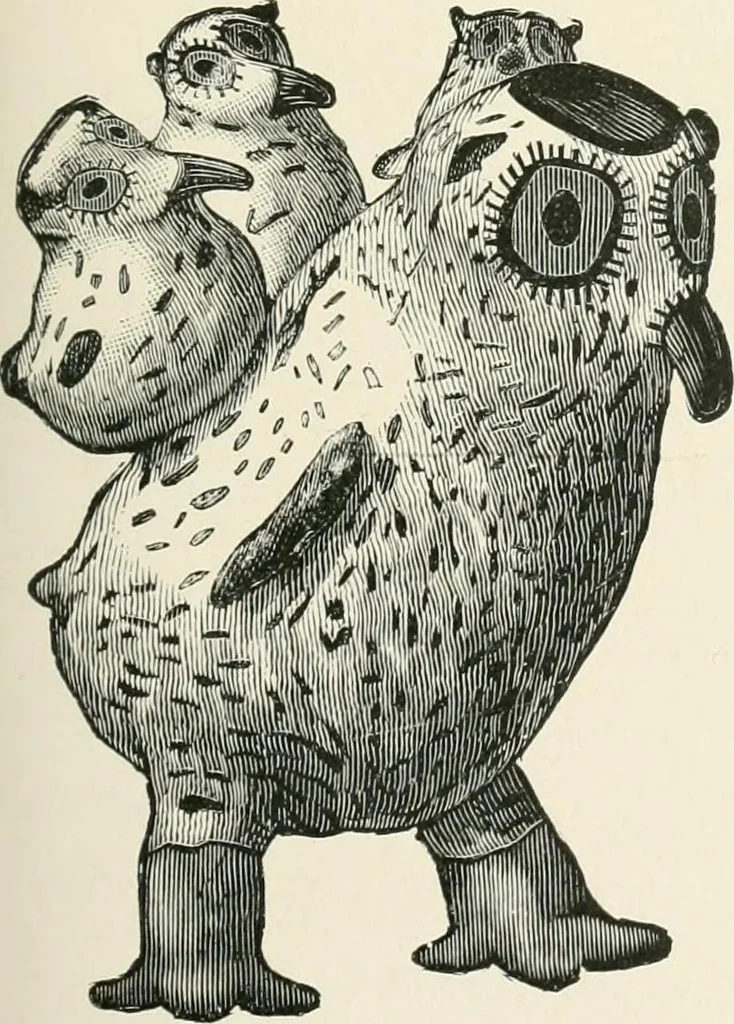 An illustration from The pottery and porcelain of the United States; an historical review of American ceramic art from the earliest times to the present day, 1893, leaf 68