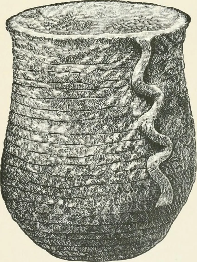 An illustration from The pottery and porcelain of the United States; an historical review of American ceramic art from the earliest times to the present day, 1893, leaf 68