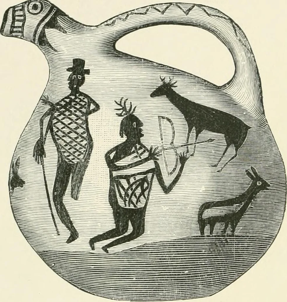 An illustration from The pottery and porcelain of the United States; an historical review of American ceramic art from the earliest times to the present day, 1893, leaf 69