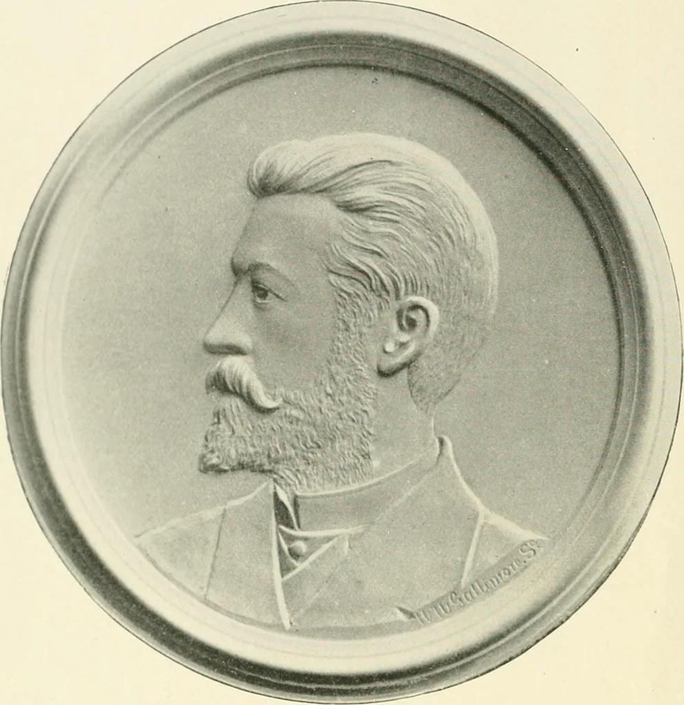 An illustration from The pottery and porcelain of the United States; an historical review of American ceramic art from the earliest times to the present day, 1893, leaf 7