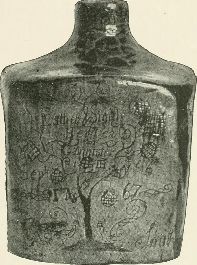 An illustration from The pottery and porcelain of the United States; an historical review of American ceramic art from the earliest times to the present day, 1893, leaf 94