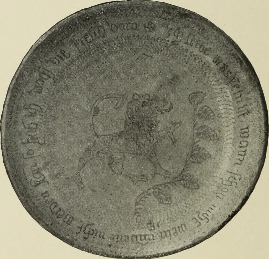 An illustration from Pottery and porcelain of the United States : an historical review of American ceramic art from the earliest times to the present day, 1893, leaf 105