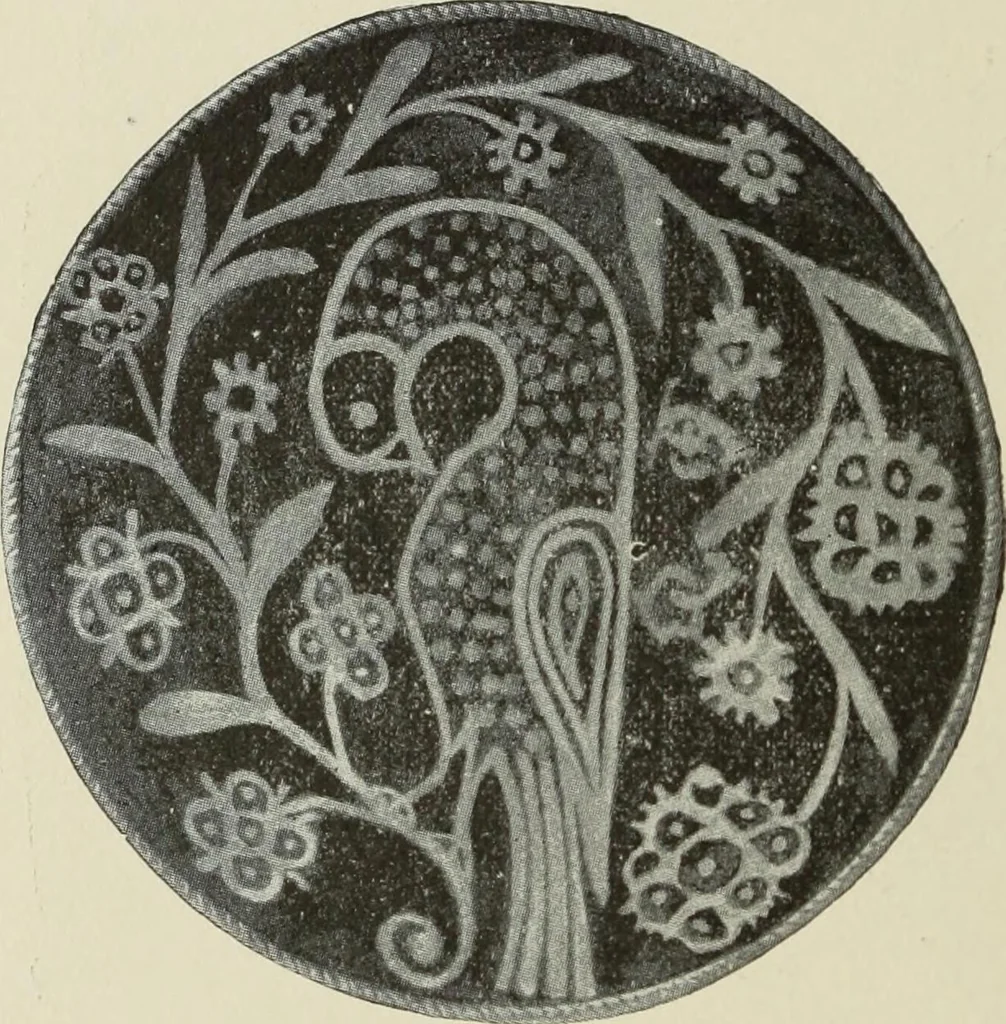 An illustration from Pottery and porcelain of the United States : an historical review of American ceramic art from the earliest times to the present day, 1893, leaf 109