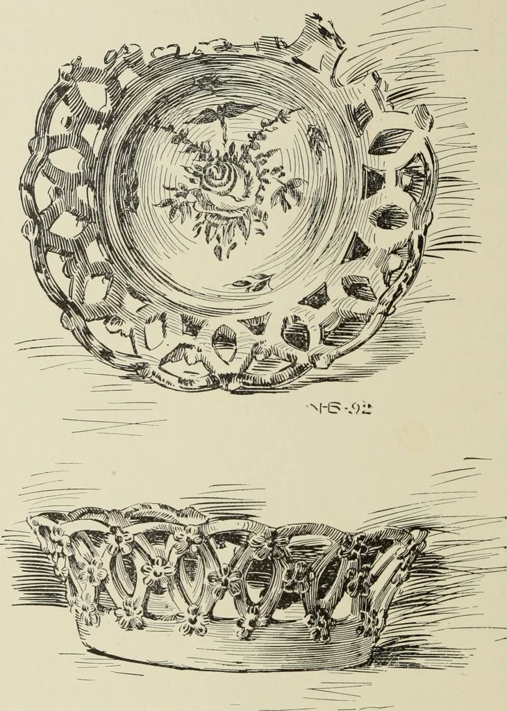An illustration from Pottery and porcelain of the United States : an historical review of American ceramic art from the earliest times to the present day, 1893, leaf 121