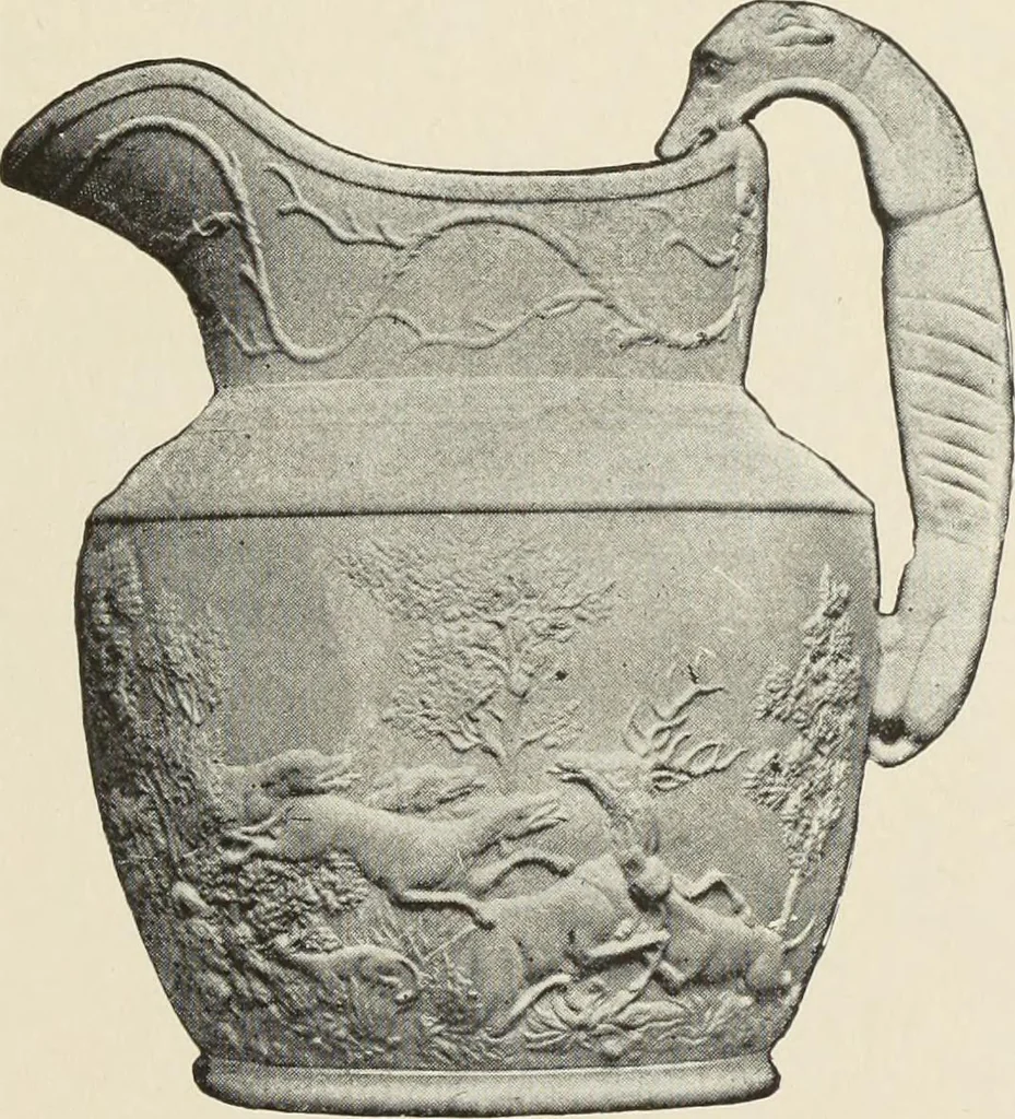An illustration from Pottery and porcelain of the United States : an historical review of American ceramic art from the earliest times to the present day, 1893, leaf 144