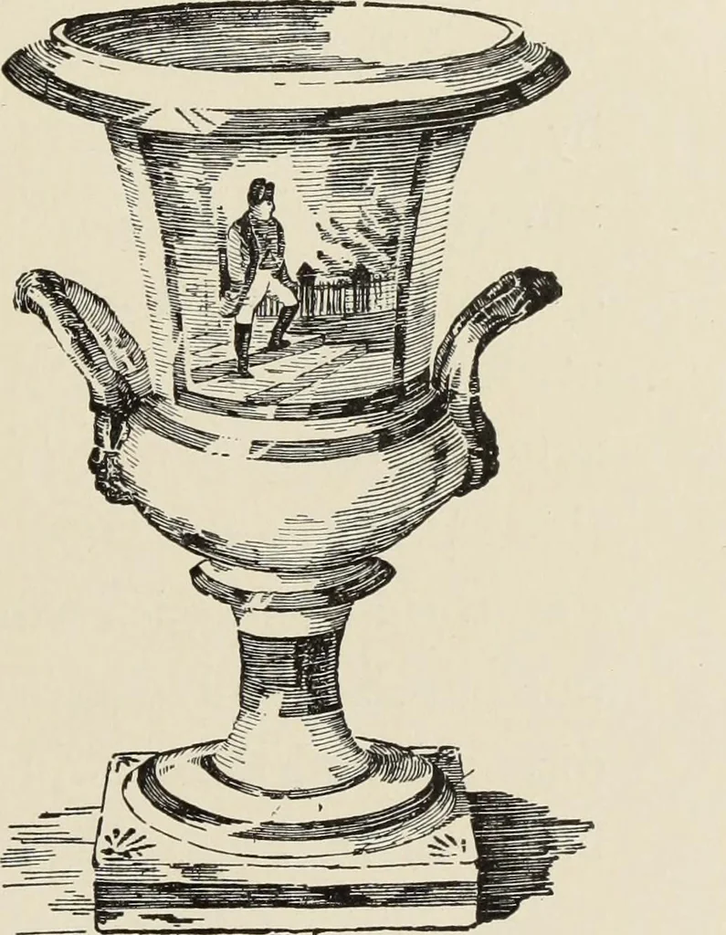 An illustration from Pottery and porcelain of the United States : an historical review of American ceramic art from the earliest times to the present day, 1893, leaf 160