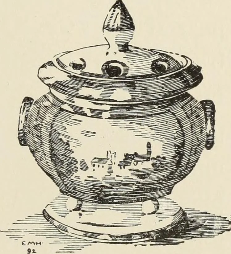 An illustration from Pottery and porcelain of the United States : an historical review of American ceramic art from the earliest times to the present day, 1893, leaf 164