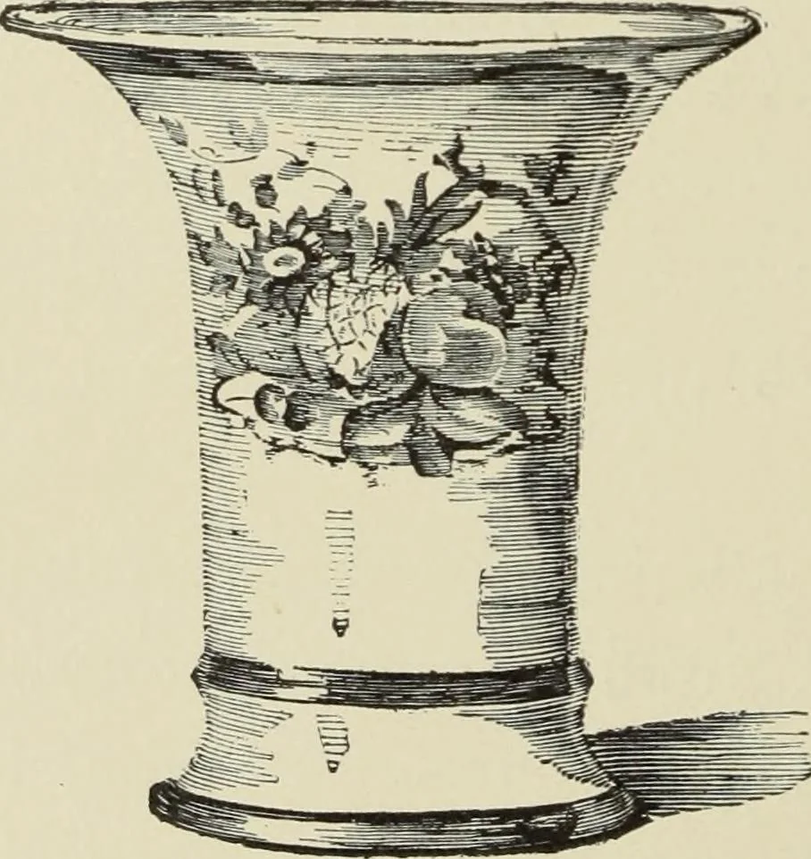 An illustration from Pottery and porcelain of the United States : an historical review of American ceramic art from the earliest times to the present day, 1893, leaf 165