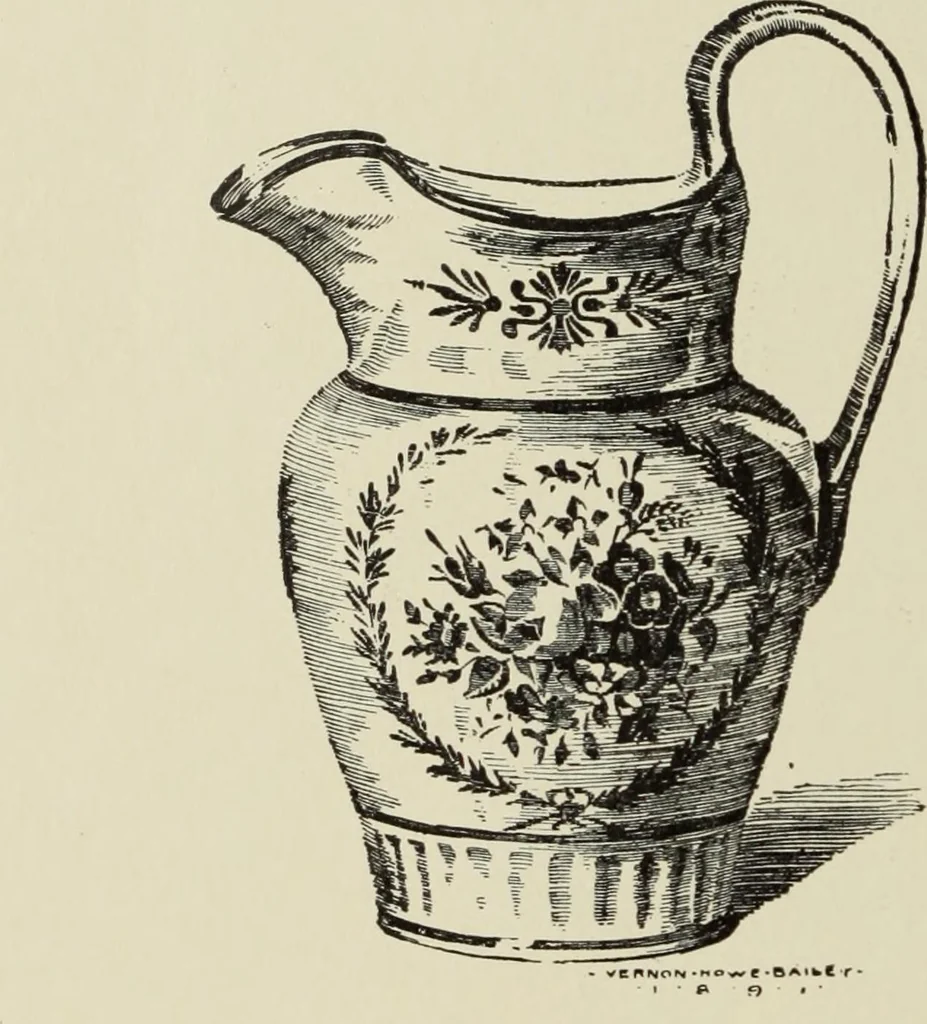 An illustration from Pottery and porcelain of the United States : an historical review of American ceramic art from the earliest times to the present day, 1893, leaf 171