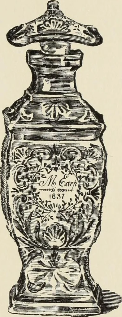 An illustration from Pottery and porcelain of the United States : an historical review of American ceramic art from the earliest times to the present day, 1893, leaf 172
