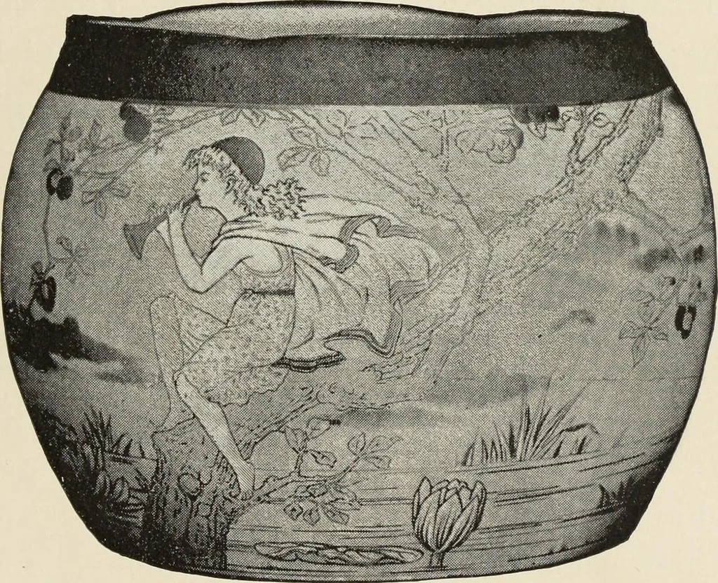 An illustration from Pottery and porcelain of the United States : an historical review of American ceramic art from the earliest times to the present day, 1893, leaf 240