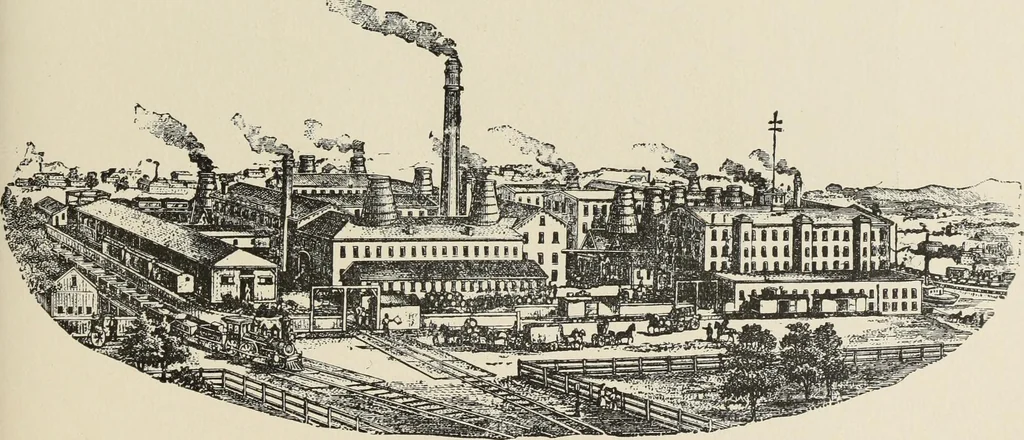 An illustration from Pottery and porcelain of the United States : an historical review of American ceramic art from the earliest times to the present day, 1893, leaf 258
