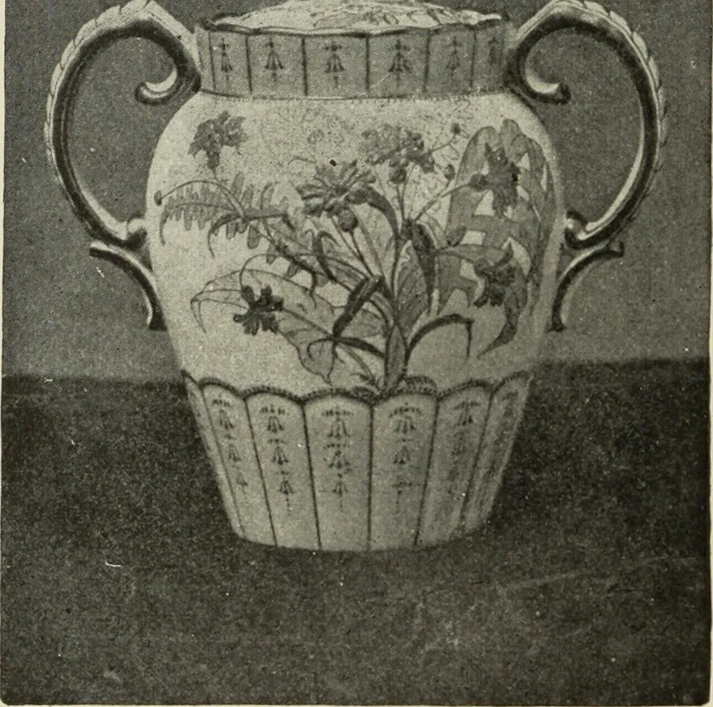 An illustration from Pottery and porcelain of the United States : an historical review of American ceramic art from the earliest times to the present day, 1893, leaf 269