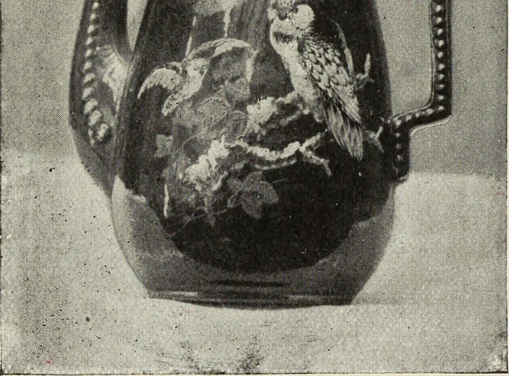 An illustration from Pottery and porcelain of the United States : an historical review of American ceramic art from the earliest times to the present day, 1893, leaf 274