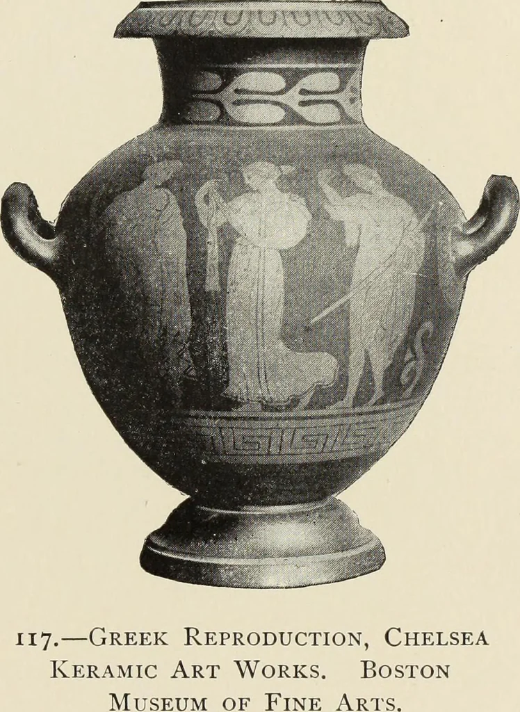 An illustration from Pottery and porcelain of the United States : an historical review of American ceramic art from the earliest times to the present day, 1893, leaf 284