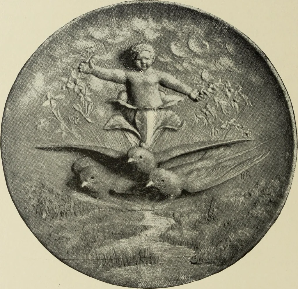 An illustration from Pottery and porcelain of the United States : an historical review of American ceramic art from the earliest times to the present day, 1893, leaf 289