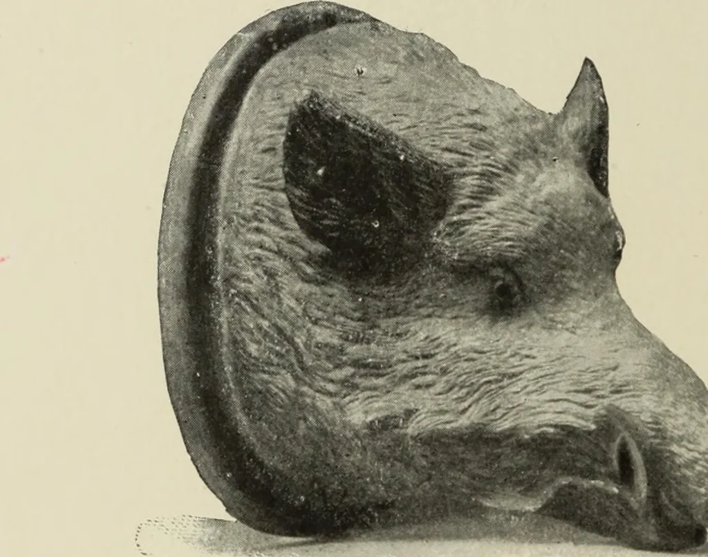 An illustration from Pottery and porcelain of the United States : an historical review of American ceramic art from the earliest times to the present day, 1893, leaf 291