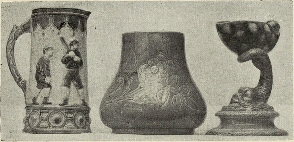 An illustration from Pottery and porcelain of the United States : an historical review of American ceramic art from the earliest times to the present day, 1893, leaf 292