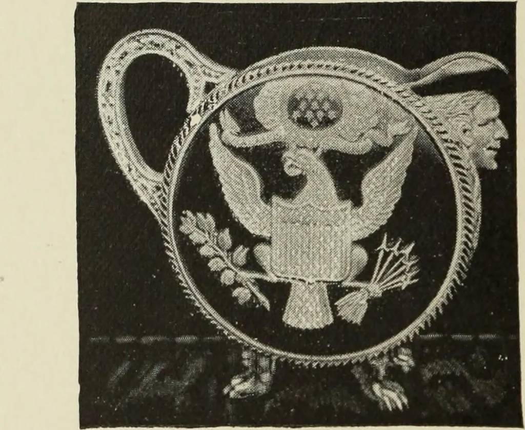 An illustration from Pottery and porcelain of the United States : an historical review of American ceramic art from the earliest times to the present day, 1893, leaf 293
