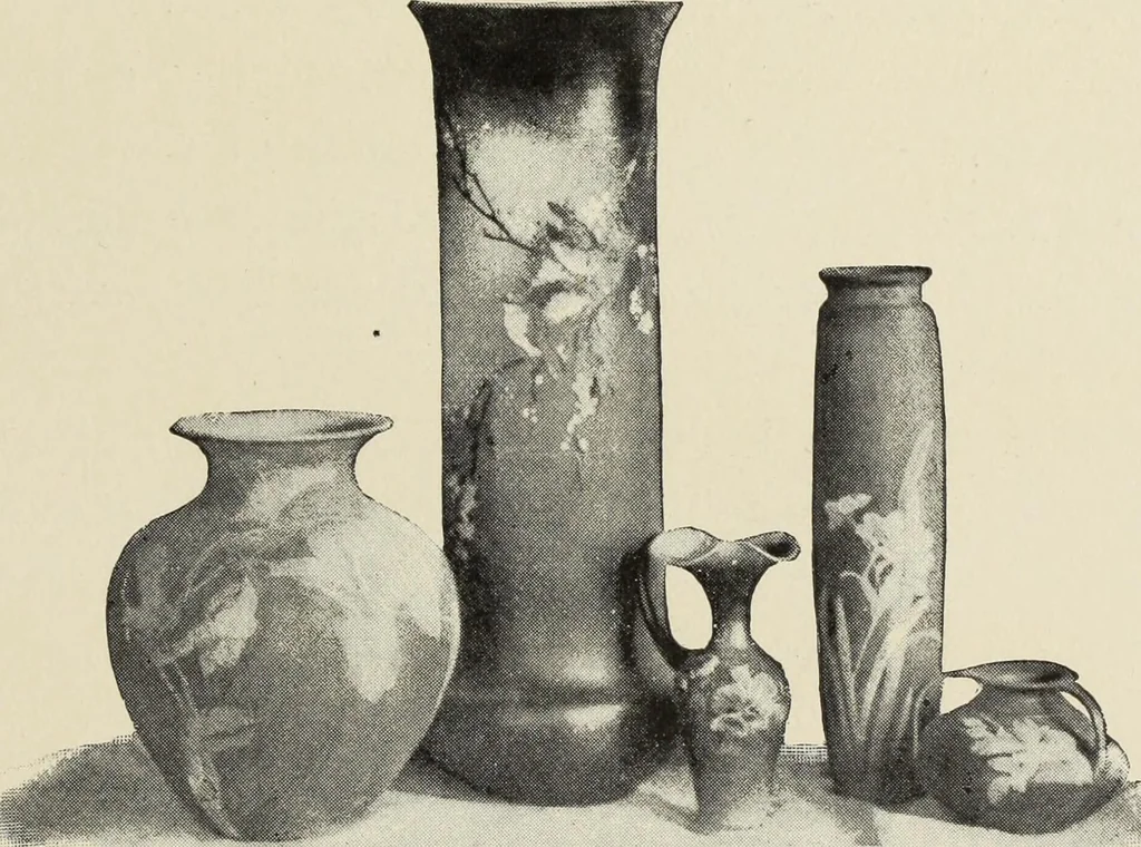 An illustration from Pottery and porcelain of the United States : an historical review of American ceramic art from the earliest times to the present day, 1893, leaf 312